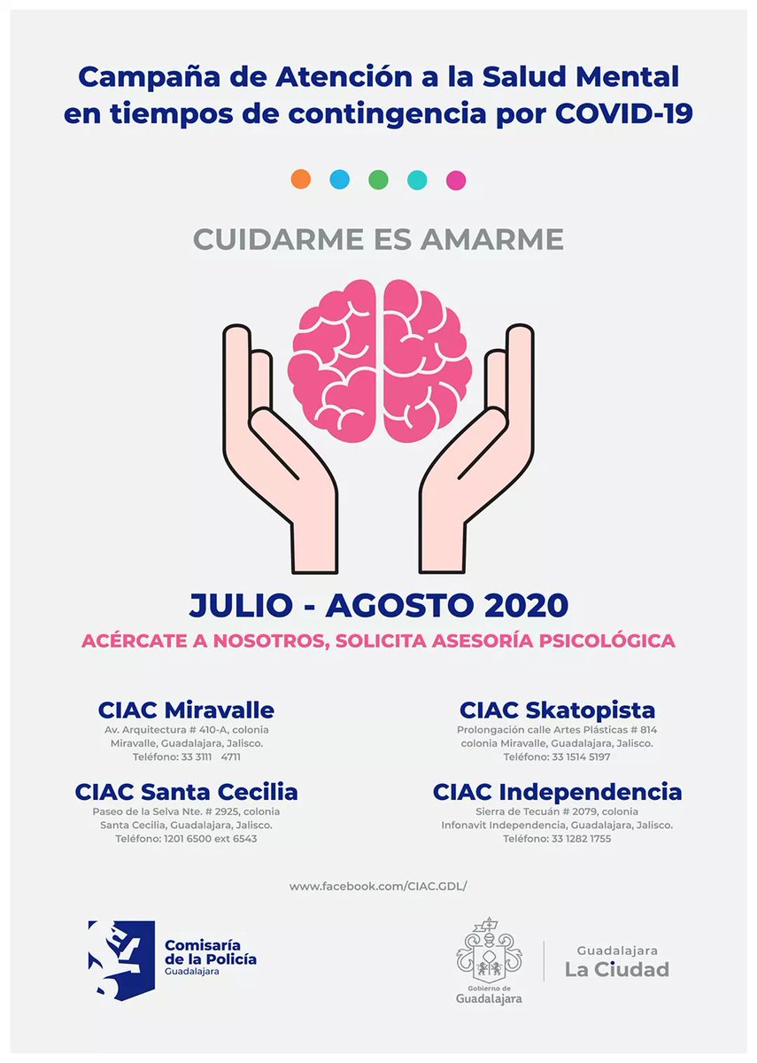En CIAC queremos seguir cerca de ti y es por ello que durante estos meses de julio y agosto pondremos especial esfuerzo en que TU estés bien. 👌🏻
Acércate a tu CIAC e infórmate sobre los servicios que podemos ofrecerte. La salud mental puede estar al alcance de todos. 😌
#MiCIAC