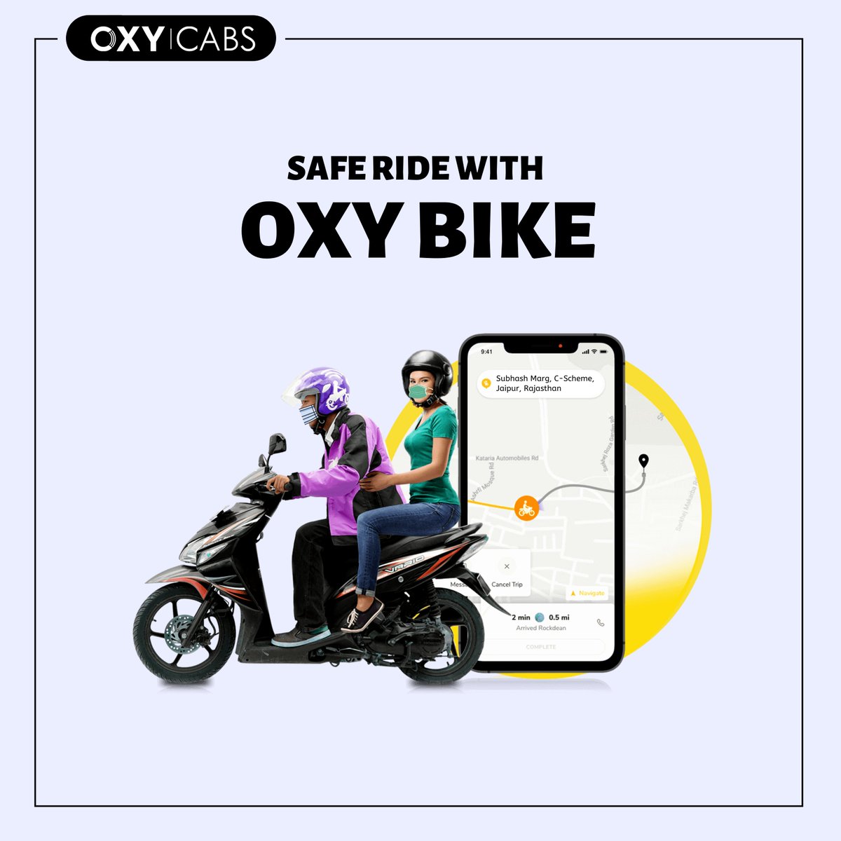 OxyCabs's tweet photo. Now you can ride from anywhere to everywhere with #OxyBike. https://t.co/QHRpU2MsTh