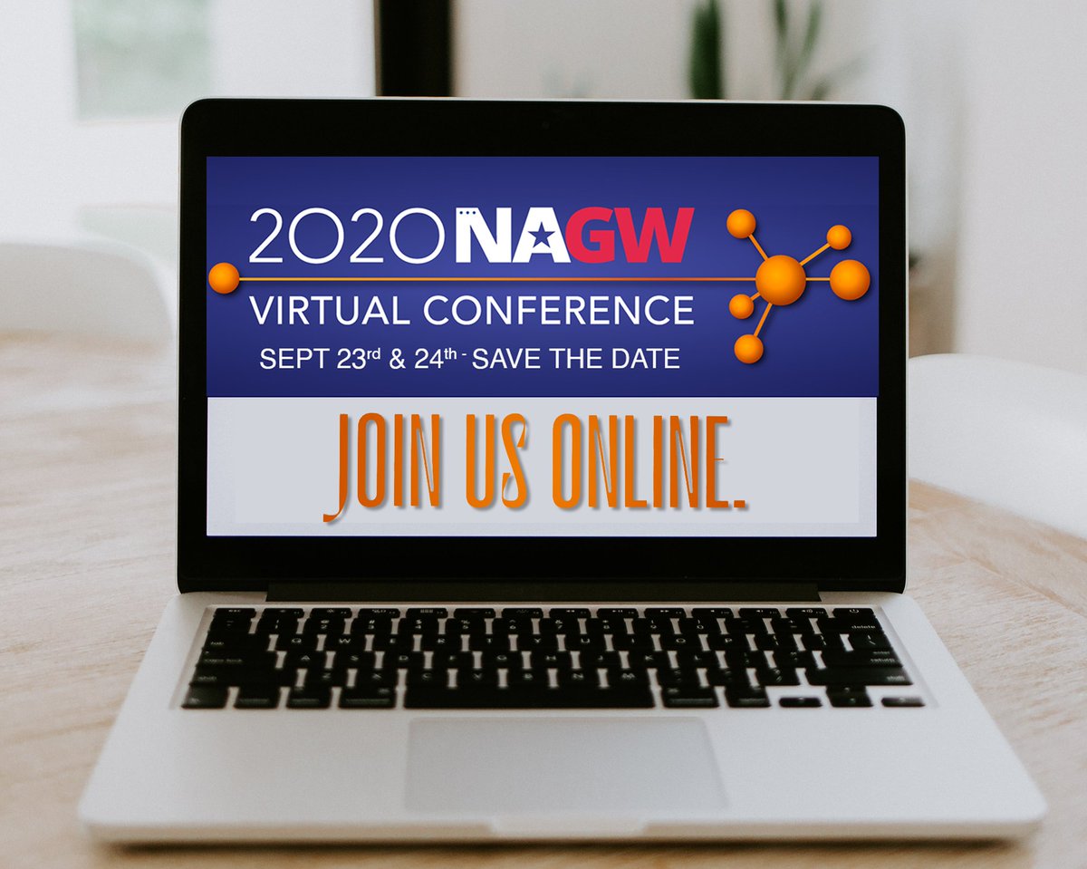NAGW's tweet photo. SAVE THE DATE for the 2020 NAGW Virtual Conference - September 23rd & 24th - https://t.co/6W6qSnZOP7 #nagw2020 #onlineconference #govweb https://t.co/F6MxcsN6WH