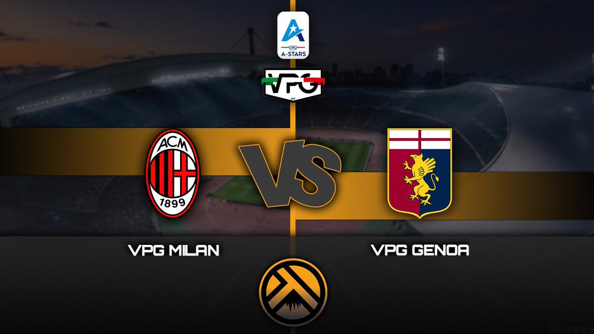 nerdsoldiers1's tweet photo. ⚠️MATCHDAY⚠️ @VPG_MILAN 

🏆 @VPG_A_Stars 
🆚 #VPGGENOA 
⌚️ 22.30

🏆 @VPG_A_Stars 
🆚 #VPGPARMA 
⌚️ 23.00

MULTIGAMING @ott_esports 
LIVE SU TWITCH https://t.co/dn1lrBDvdE
 
GO MILAN❤️🖤
@RTAllProClub @ProClubRTutto @OffSidePage_ https://t.co/DZV0TIXKKY