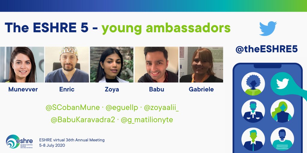 theESHRE5's tweet image. Thanks to #ESHRE2020&apos;s fantastic Twitter team 🙌 You did a great job reporting on our virtual Annual Meeting 👌 🔥 Let&apos;s give them all a big 🧡
@SCobanMune, 
@eguellp
@zoyaalii_
@BabuKaravadra2
 @g_matilionyte
#ESHREvirtual #SafeLearningWithESHRE