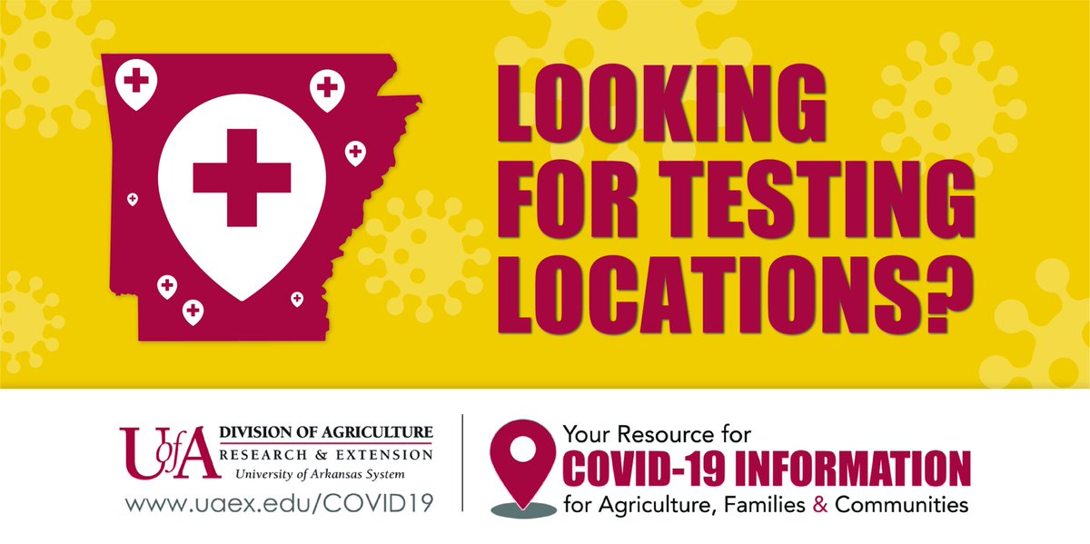 uaexMoney's tweet photo. Want to get tested for #COVID19? Capacity for testing in #Arkansas has grown, and the @ADHPIO has guidance for getting tested at https://t.co/IPHVC6IwRh. Visit https://t.co/qUxSpLV7YV for more resources. @AginArk https://t.co/tJnGZtV0Mn