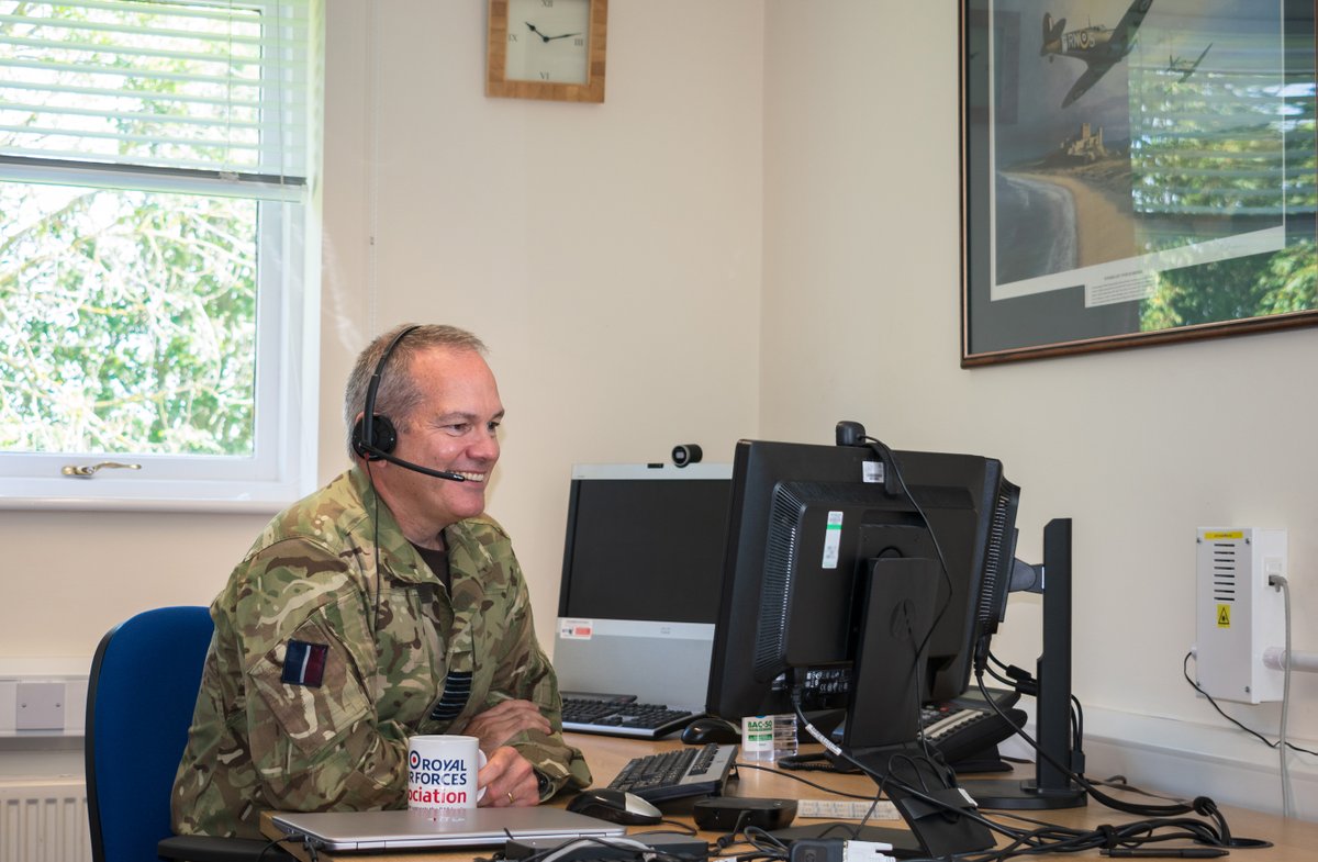StnCdrBoulmer's tweet photo. Today was my final Civil Service forum before I depart @RAFBoulmer next month.  Hosted online, it was a great opportunity to exploit our new ways of working, thank them for their exceptional support and celebrate the fantastic output they deliver every day #TeamBOU https://t.co/jFbTGZlDjE