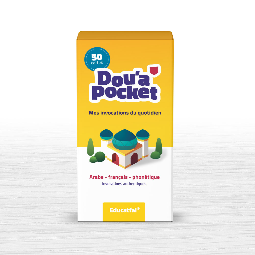 TeamDNDM's tweet photo. 50 jolies cartes d’invocations arabe et français. Avec son format de poche Dou’a Pocket accompagnera petits et grands pour rappeler à chacun comment invoquer Allah dans de nombreuses situations de la vie quotidienne. A retrouver sur notre site https://t.co/mundS3LN5I #Muslim https://t.co/E2WwNLaiT9