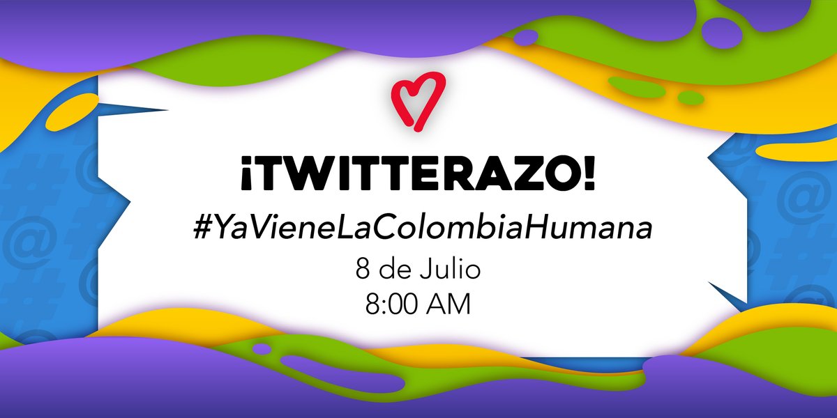 ColombiaHumana_'s tweet photo. Ante la ilegitimidad y el desgobierno que se vive en Colombia, mañana @petrogustavo hará un anuncio importante para nuestro movimiento. 

Acompáñanos HOY a publicar masivamente con el HT #YaVieneLaColombiaHumana, los buenos somos más y el cambio ya viene. https://t.co/MbJdKwqELr