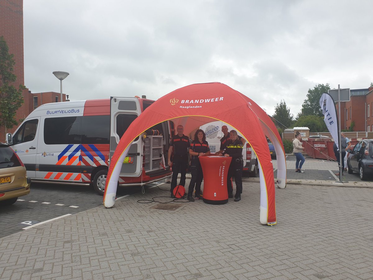 Melding brandweer Eikenhof De Lier inzake grote brand