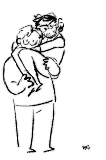 @waldmotel it all started with this stupid lil sketch and then i realized the pros of being picked up by martin 