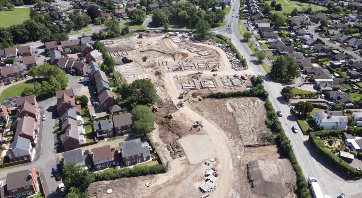 A @SeddonHomes project looking fantastic - Biggs Way in Congleton where Housing Partnerships are building 94 mixed tenure properties for @LaurusHomes. @THT_Homes 
#PeopleMakePlaces