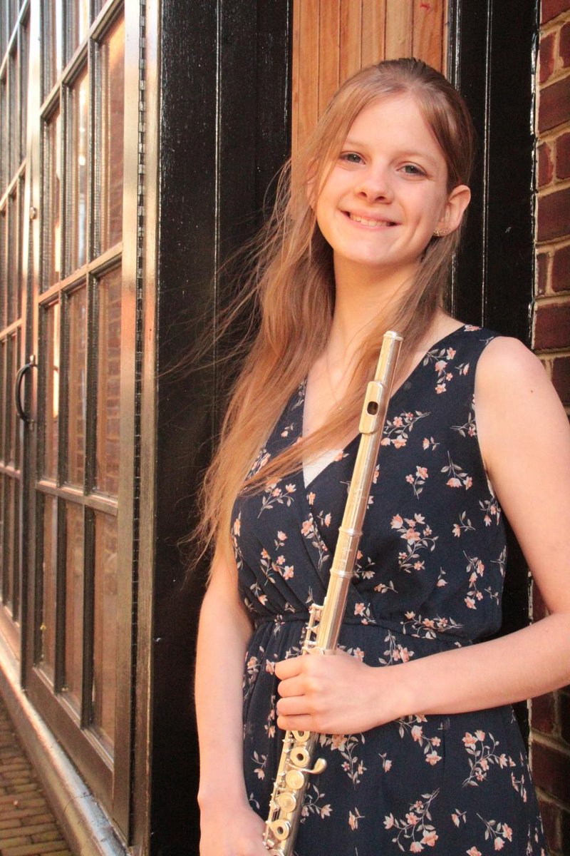 JMU_SOM's tweet photo. Welcome to JMU, Caitlyn Newlin! Caitlyn will be studying flute with Dr. Beth Chandler and will be pursuing a degree in Music Education. We are excited you chose us, Caitlyn! https://t.co/p1G9d4HTxu