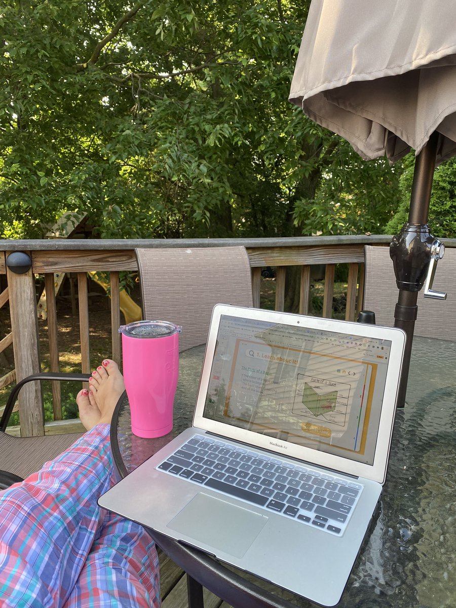 Not a bad way to work over the summer! Taking the tasks at hand to best prepare and support teachers... no matter what the future looks like! #ecefcps