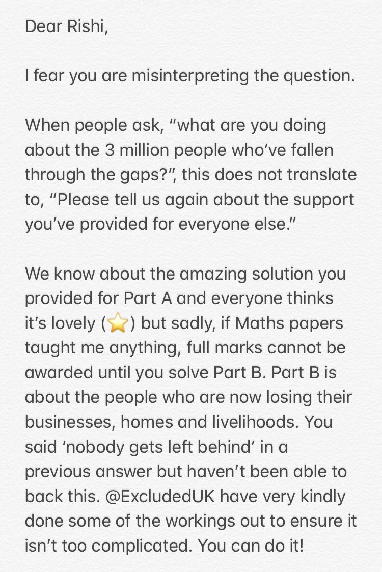 Here is a useful tip <a href="/RishiSunak/">Rishi Sunak</a>. You’re welcome xxxxx

<a href="/ExcludedUK/">ExcludedUK Official</a> <a href="/ForgottenLtd/">ForgottenLtd</a> #ExcludedUK #forgottenfreelancers #forgottenpaye #forgottenSEstudents