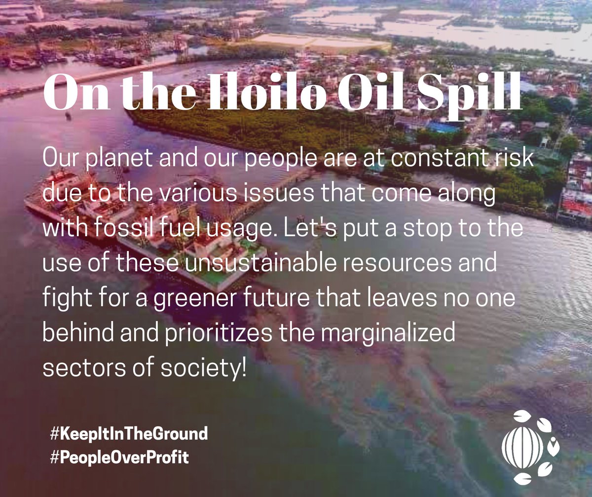 YACAPhilippines's tweet photo. The fossil fuel industry is a burden to the environment &amp; the people.

Around 251,000 liters of oil were spilled in the shore of Iloilo City, Philippines last July 3, 2020. The incident occured due to an explosion of a power generating barge owned by AC Energy, an Ayala Company. https://t.co/iS5UPGYRvm