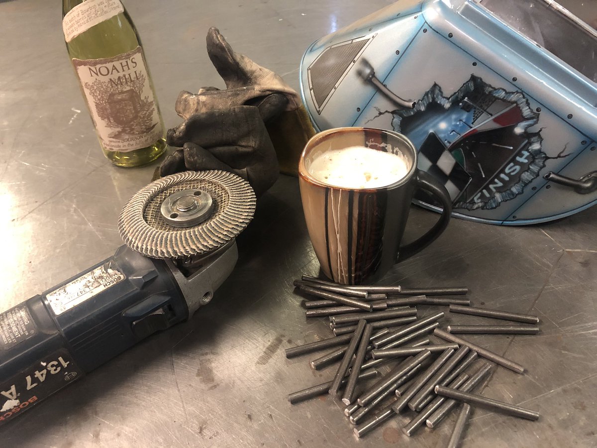 18belowdesign's tweet image. Work has started on a #bourbon bottle tree. #homedecor