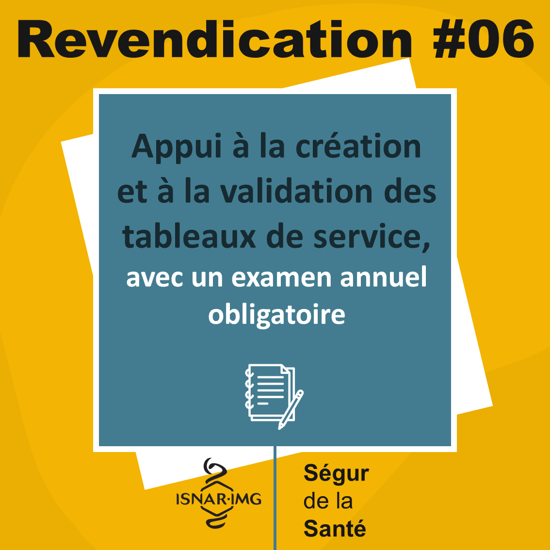 [Recap’ de nos revendications # 03]

Un examen annuel des tableaux de service en CME serait un premier pas pour l’application du temps de travail. 

🚨 Cette mesure doit être actée dans les plus brefs délais ! 

@JeanCastex @OlivierVeran @MinSoliSante #SegurdelaSanté