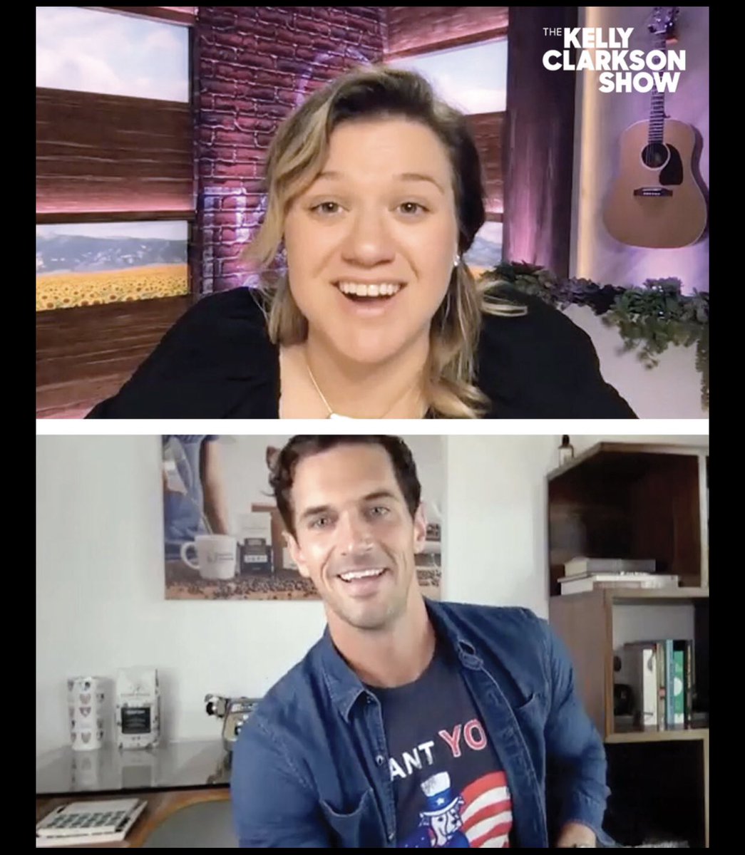KarcherJordan's tweet photo. If you’re working from home and have a chance to flip on the TV today, I’ll be chatting with @KellyClarksonTV about dogs, coffee, and rescue pups at 2 p.m on NBC! @GroundsandHoun1 https://t.co/gmdMCx1Jc8
