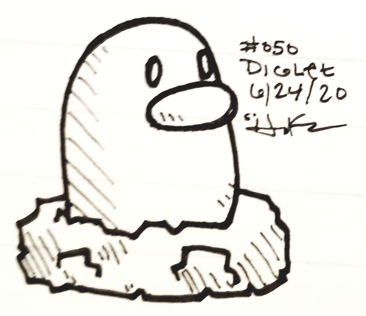 Reverrii_Pixy's tweet image. #DrawEveryPokemon Diglet Dig, Diglet Dig!
1/3 way through Gen 1!!
050 - #Diglet
#PokemonArt
#Pokemon 
#Drawing 
#TraditionalArt