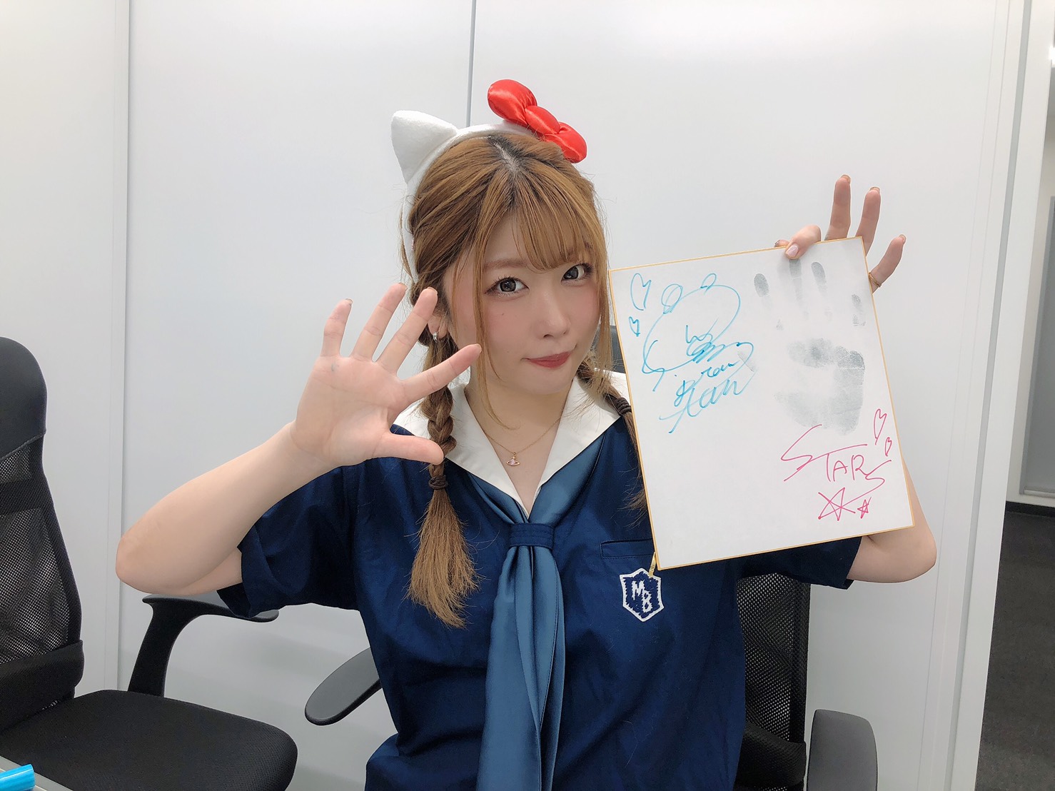 中野たむ スターダム STARDOM VIP席特典 サイン手形色紙