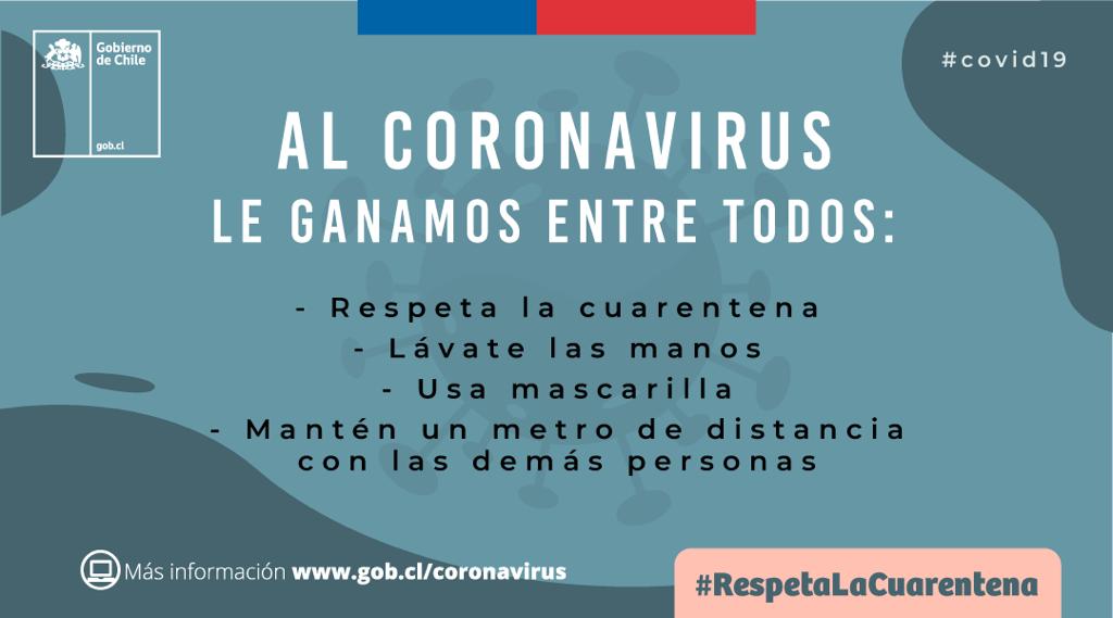 GOREAntofagasta's tweet photo. ⚠️RECUERDEN⚠️
🔴No cumplir con la cuarentena pone en riesgo tu vida y la de todos. #CuidémonosEntreTodos, respeta las medidas sanitarias😷 y protege a los que más quieres 👨‍👩‍👧‍👦👵👴👶
#Antofagasta
#Calama
#Mejillones
#Tocopilla https://t.co/6Yzlil09HU