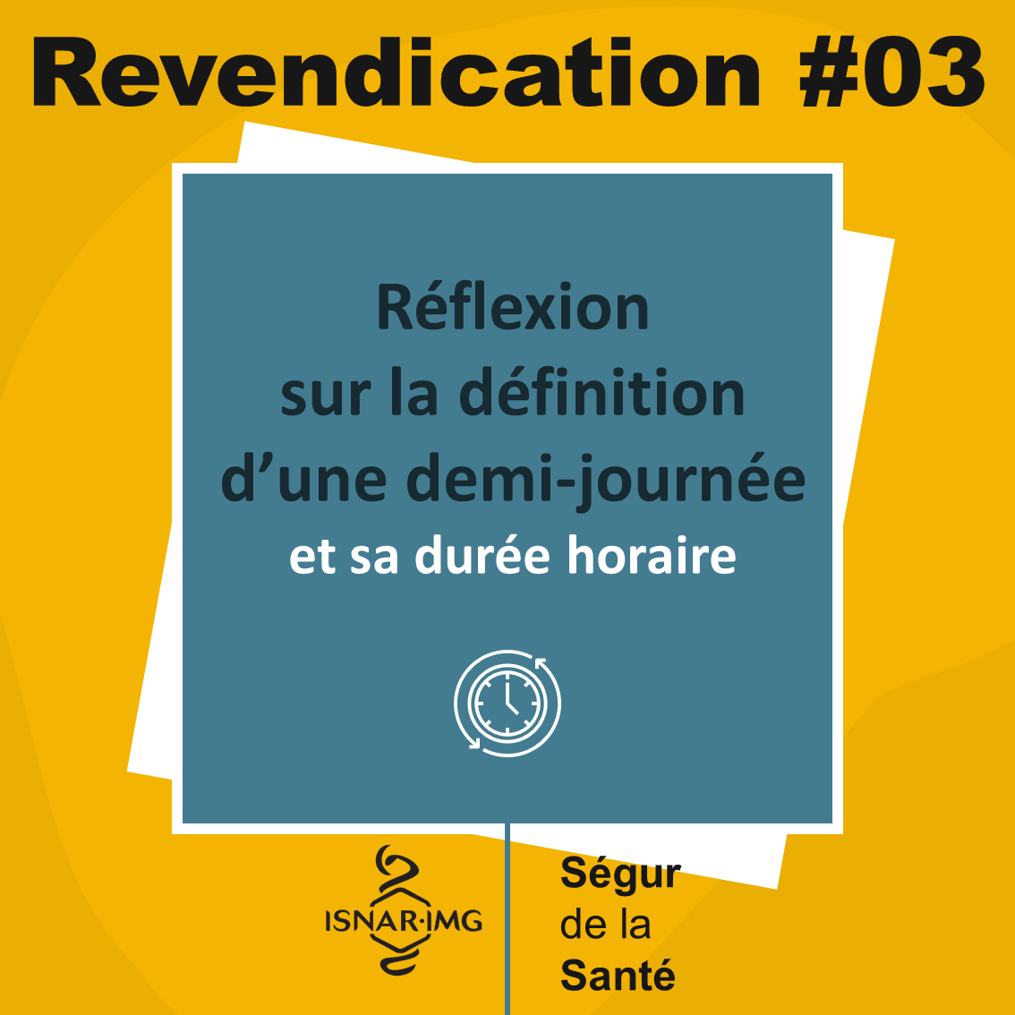 [Recap’ # 05]

🔴 La définition d’une demi-journée est trop floue et ne correspond pas aux réalités de terrain. 

👊 Le manque de précision entraîne des dérives, il faut donc rapidement lui définir un cadre légal. 

@JeanCastex @OlivierVeran @MinSoliSante #SegurdelaSanté
