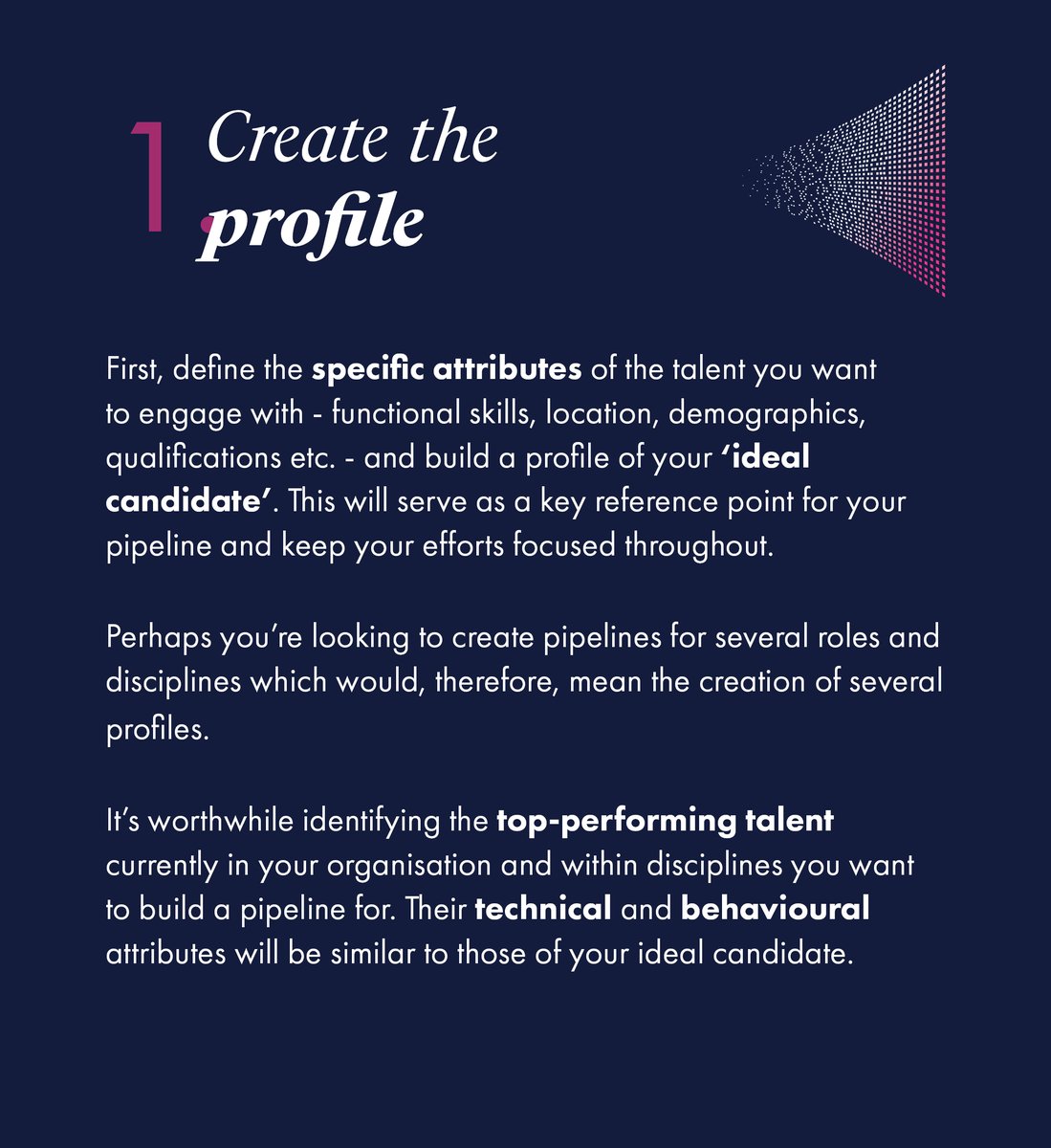 The6Group's tweet photo. Talent pipelining - when done right - provides a sustainable resource of candidates who are engaged, qualified, and ready to join your organisation as and when required.

Here's our short guide on the key steps to building a talent pipeline.

#Talent #TalentAcquisition https://t.co/RVCl5jSNYd