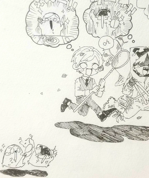#繋がらなくてもいいから俺のemを見てくれ 
思ったより描いてなかった… 