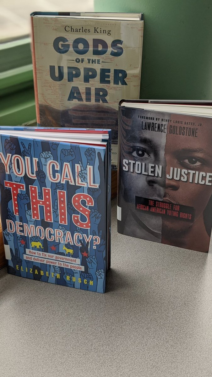 pvhslmc's tweet photo. New books! Unpacking *two* boxes &amp; setting aside requests. See something you like? Email/text Ms. DeMaine, we'll arrange curbside pick-up. Let's get our new books rolling out! #PVReads #summerreading #ireadya https://t.co/EVdG2VOzNE