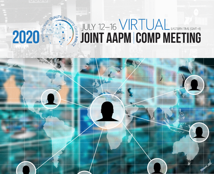 Accuray's tweet photo. Be sure to visit the Accuray virtual booth during #AAPM2020 July 12-16. Learn more about our new #CyberKnife S7 Treatment Delivery System. #AccurayPatientFirst #AccuraySynchrony #MedicalPhysics #RT_phys #RadOnc https://t.co/NnNoZpIJyH https://t.co/lBc0SfyhBR