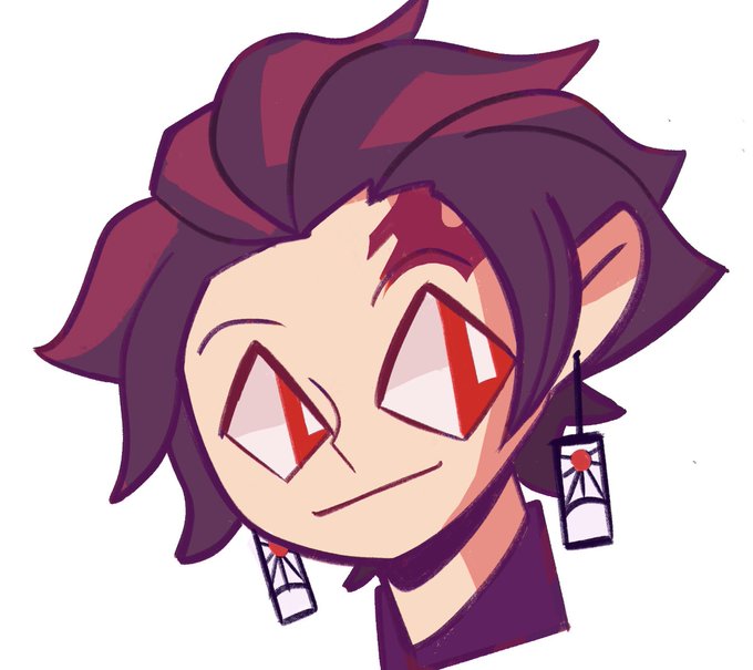 Yin(イン)🦀さんがTwitterに投稿した竈門炭治郎(鬼滅の刃)のイラスト。