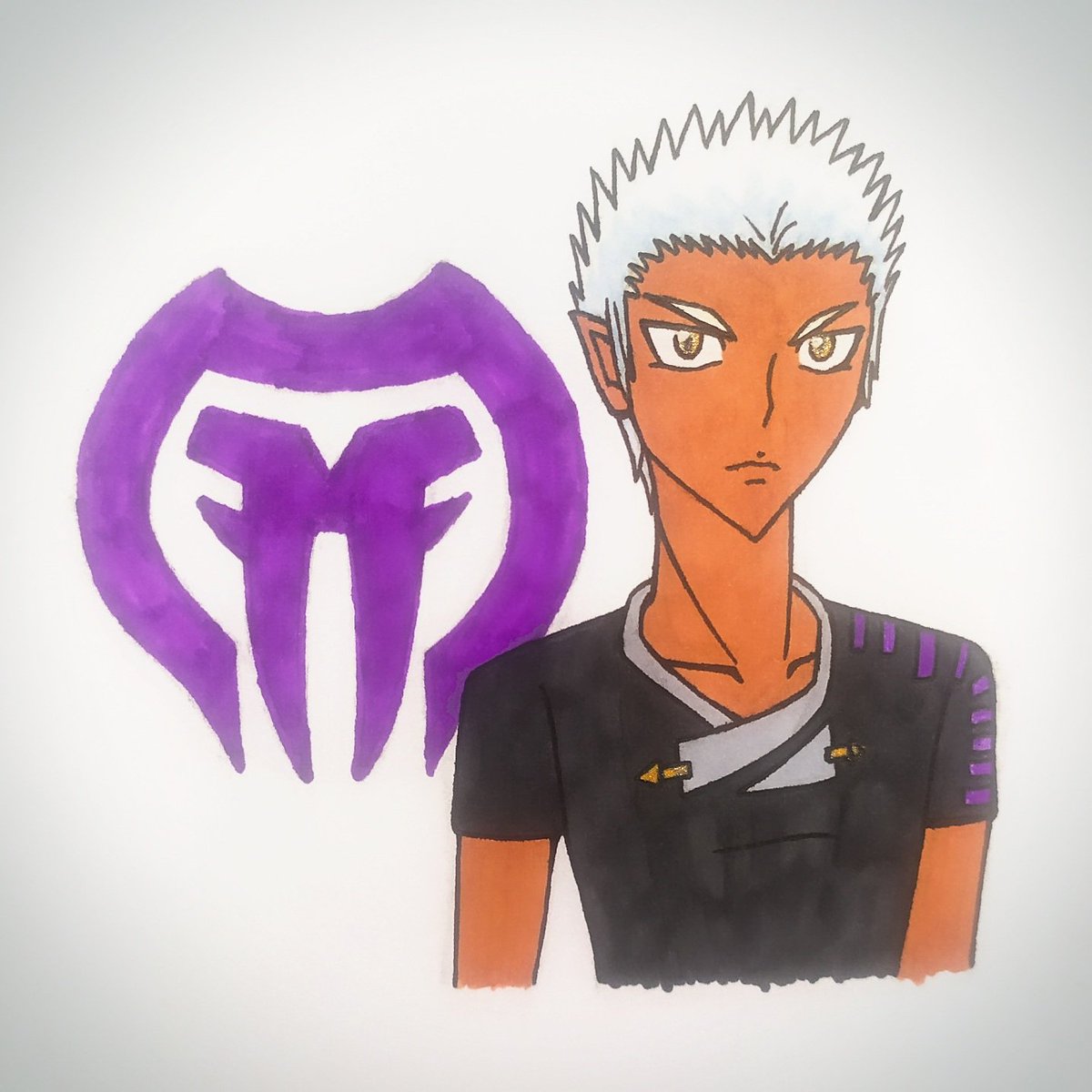 YukakoKun's tweet photo. #bakujuly2020 День 6- Любимая стихия.
Без сомнения это Даркус. К тому же примерно половина моих любимых персонажей из Бакуган - это бойцы Даркуса. А если честно, то я просто очень хотел нарисовать Рена. Хочу уже пересмотреть 3 сезон!
#Bakugan #RenKrawler https://t.co/hlflzVrEvQ