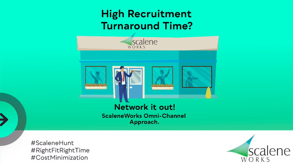ScaleneWorks's tweet photo. Our Omni Channel Skill Coverage approach gives us a good hand to search and select the best fit for your company. 

What's your requirement?

Contact us at -
business@scaleneworks.com
8310277827

#ScaleneWorks #ScaleneHunt #RightFitRightTime #costminimization #OmniChannel https://t.co/zW7TFTl69x