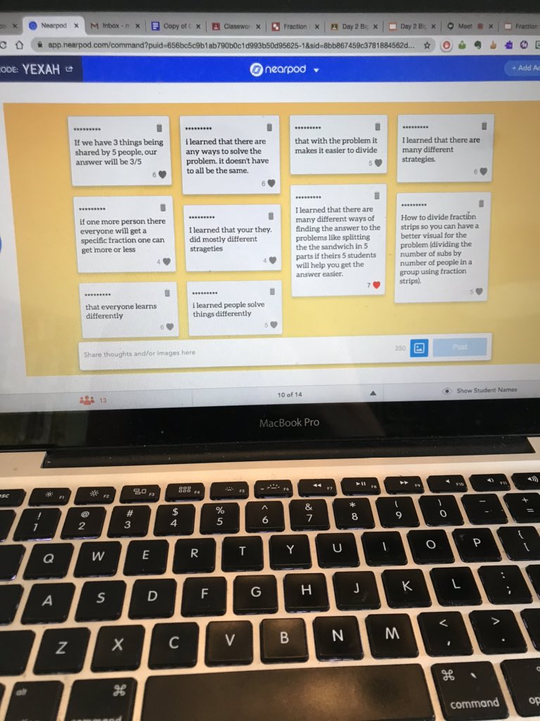 MsMasseyJ's tweet image. The efforts of summer school. Loving the collaboration page @nearpod offers along with Google Slides. It has really increased student participation. #summerschool #synchronouslearning