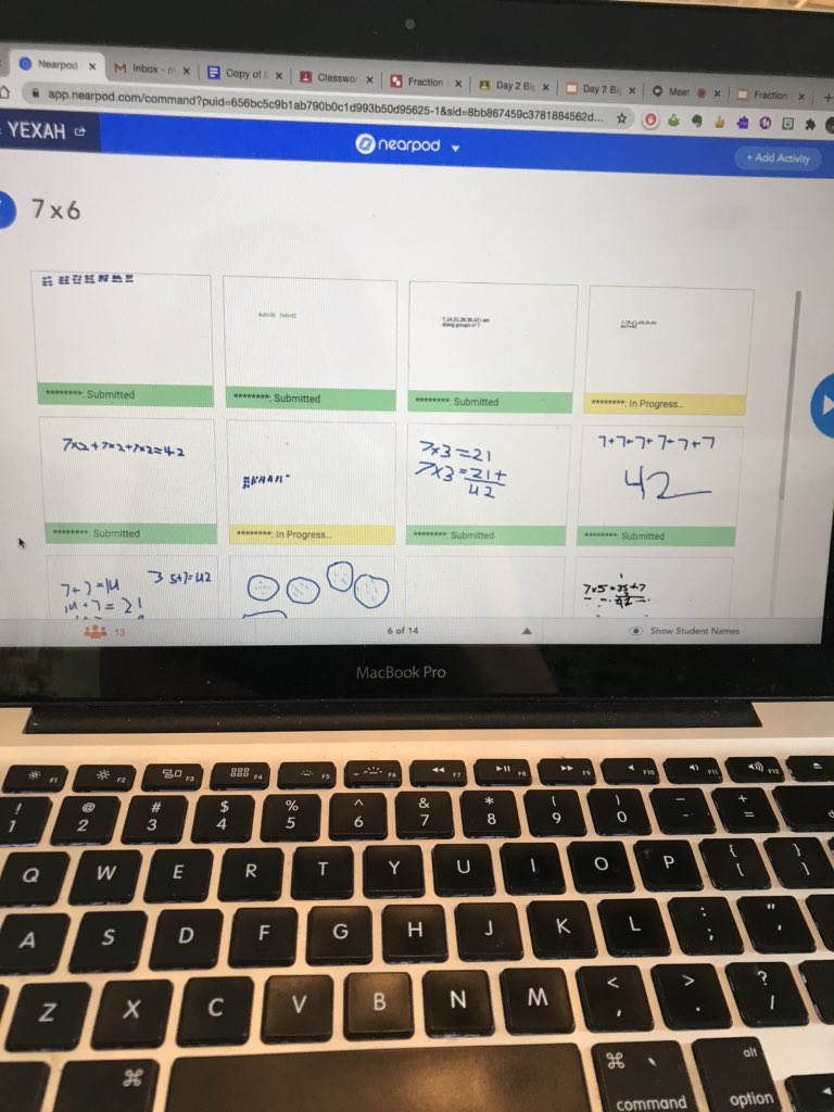 MsMasseyJ's tweet image. The efforts of summer school. Loving the collaboration page @nearpod offers along with Google Slides. It has really increased student participation. #summerschool #synchronouslearning