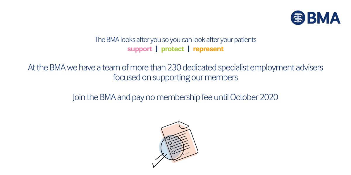 One of the benefits of BMA membership is workplace support; our team of expert advisers is available 24/7. If you’re not already a member, join now and don’t pay anything until October join.bma.org.uk/?rc=3012