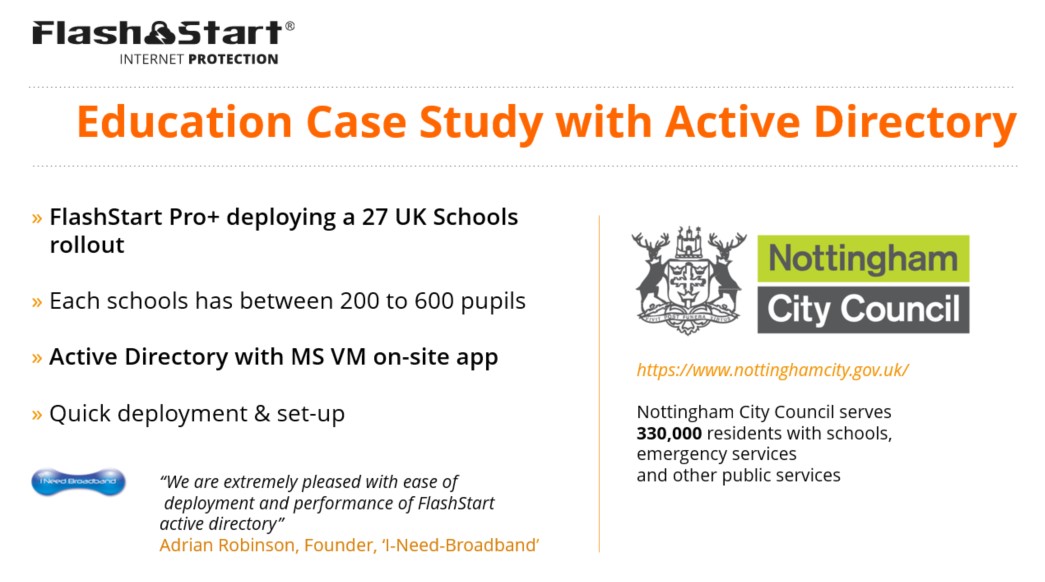 Pleased to be reducing school IT spend while adding security for home schooling pupils.
