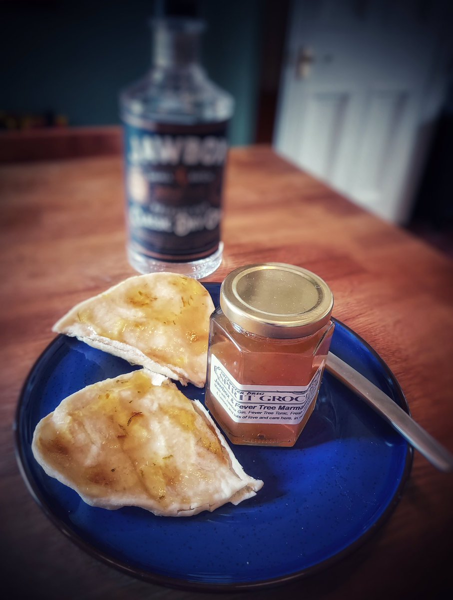 It Might Be To Early For The Perfect Swerve Of A #JawboxGin &amp; Ginger, But It’s Never To Early For The Perfect Spread Of A Delicious &amp; Tangy <a href="/saltwaterbrig/">Saltwater Brig</a> Jawbox Gin Marmalade, available from The Saltwater Brig Spirit Grocers #supportlocal #marmalade