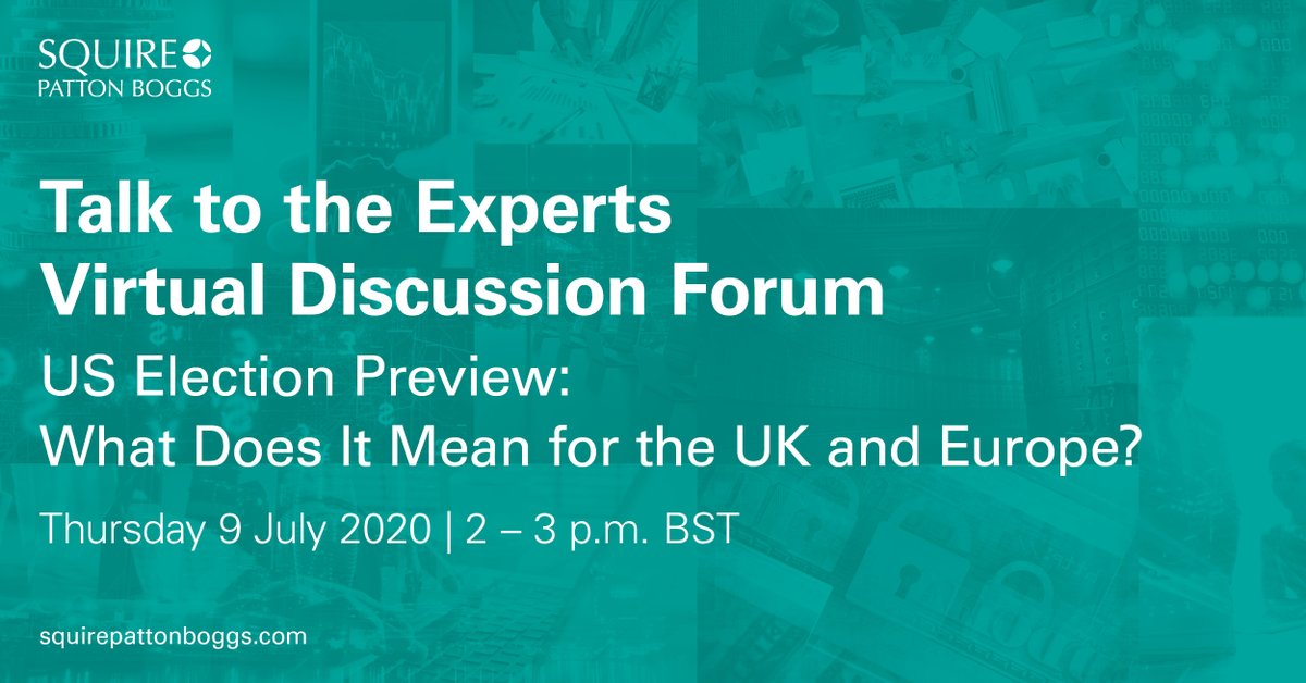 SPB_Global's tweet image. #VirtualDiscussion: #USElection Preview - What Does It Mean for the UK &amp;amp; Europe? ➡️ bit.ly/2Z4ZpmC

📅 Tomorrow 🕑 2 p.m. BST