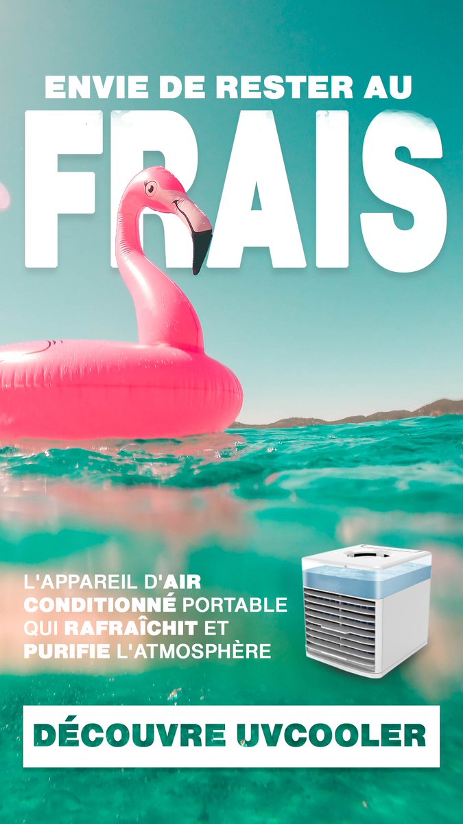 TestsMag's tweet photo. L'été va être chaud !! 🔥🔥🌞

Commande des maintenant ton uvcooler 🌊

Un appareil d'air conditionné qui rafraîchi et purifie l'atmosphère dans n'importe quel pièce 💦🌞

Utilise ce lien pour commander  ⬇️ 

https://t.co/qM1hd9Fo3K https://t.co/oIl5PjsGCD