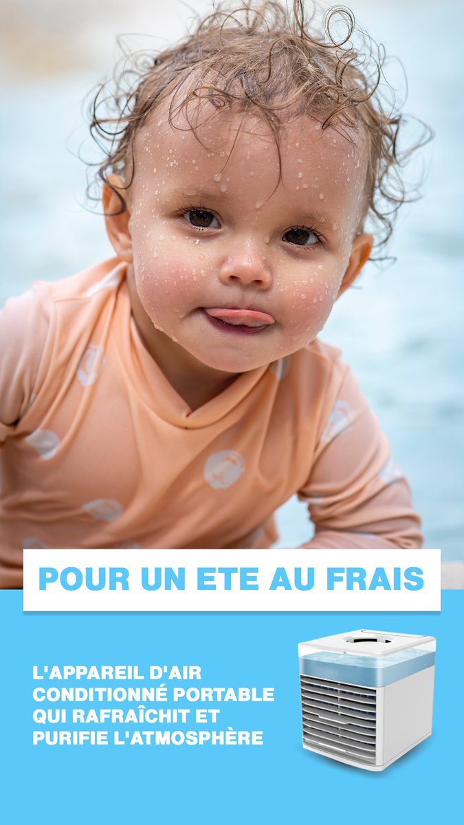 TestsMag's tweet photo. L'été va être chaud !! 🔥🔥🌞

Commande des maintenant ton uvcooler 🌊

Un appareil d'air conditionné qui rafraîchi et purifie l'atmosphère dans n'importe quel pièce 💦🌞

Utilise ce lien pour commander  ⬇️ 

https://t.co/qM1hd9Fo3K https://t.co/oIl5PjsGCD