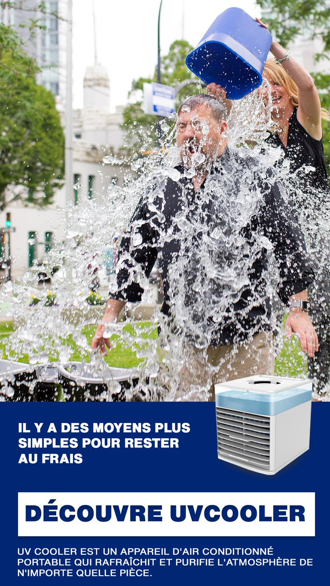 TestsMag's tweet photo. L'été va être chaud !! 🔥🔥🌞

Commande des maintenant ton uvcooler 🌊

Un appareil d'air conditionné qui rafraîchi et purifie l'atmosphère dans n'importe quel pièce 💦🌞

Utilise ce lien pour commander  ⬇️ 

https://t.co/qM1hd9Fo3K https://t.co/oIl5PjsGCD