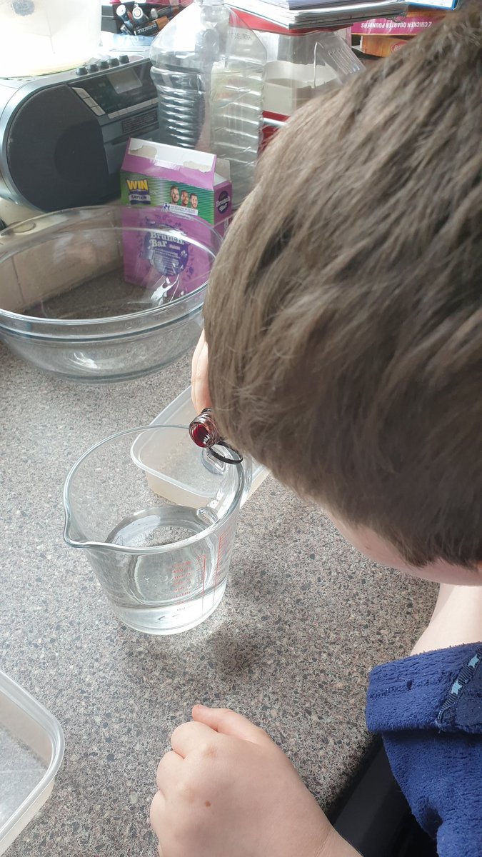 vicpeet's tweet photo. Our ice boats have gone in the freezer @WhitegateLibra1 . Loads of science today as mum is at work rest of the week https://t.co/AZJMqUWP92