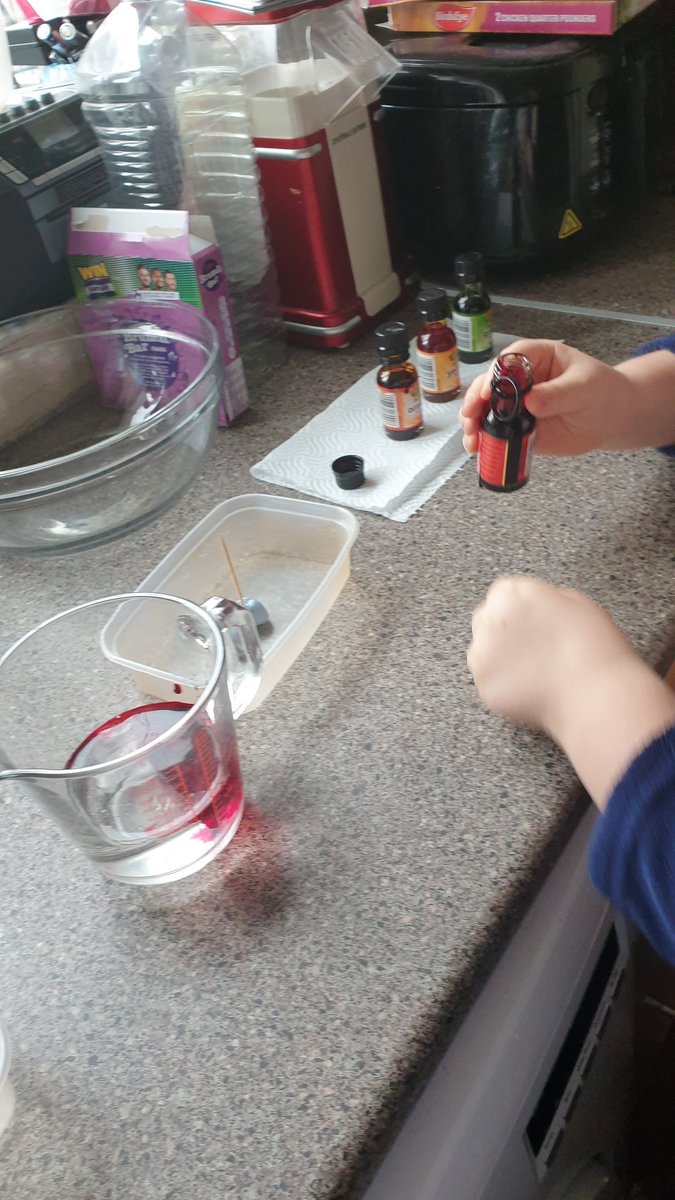 vicpeet's tweet photo. Our ice boats have gone in the freezer @WhitegateLibra1 . Loads of science today as mum is at work rest of the week https://t.co/AZJMqUWP92
