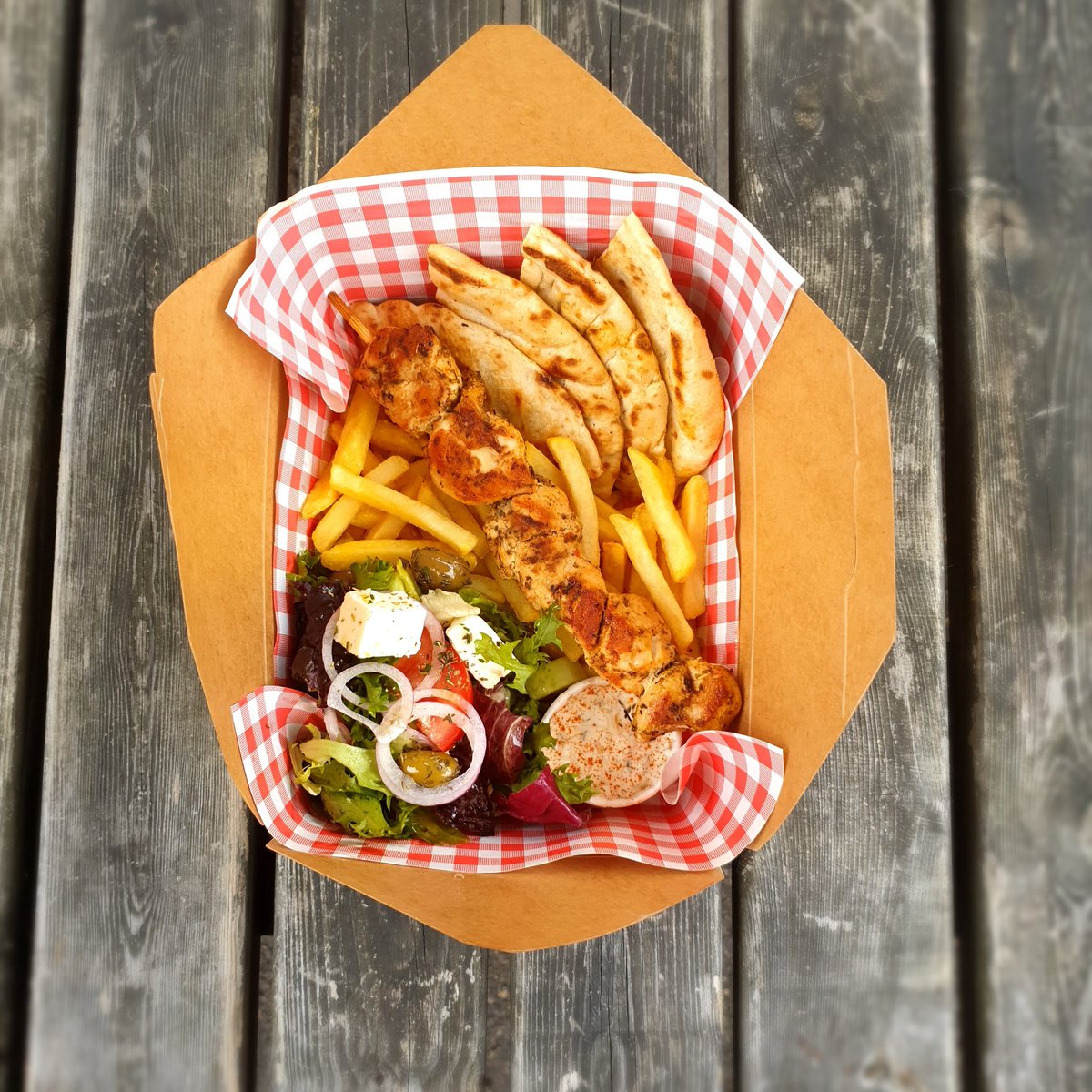 Smoked paprika pork shoulder skewer box @bucksheadsevenoaks