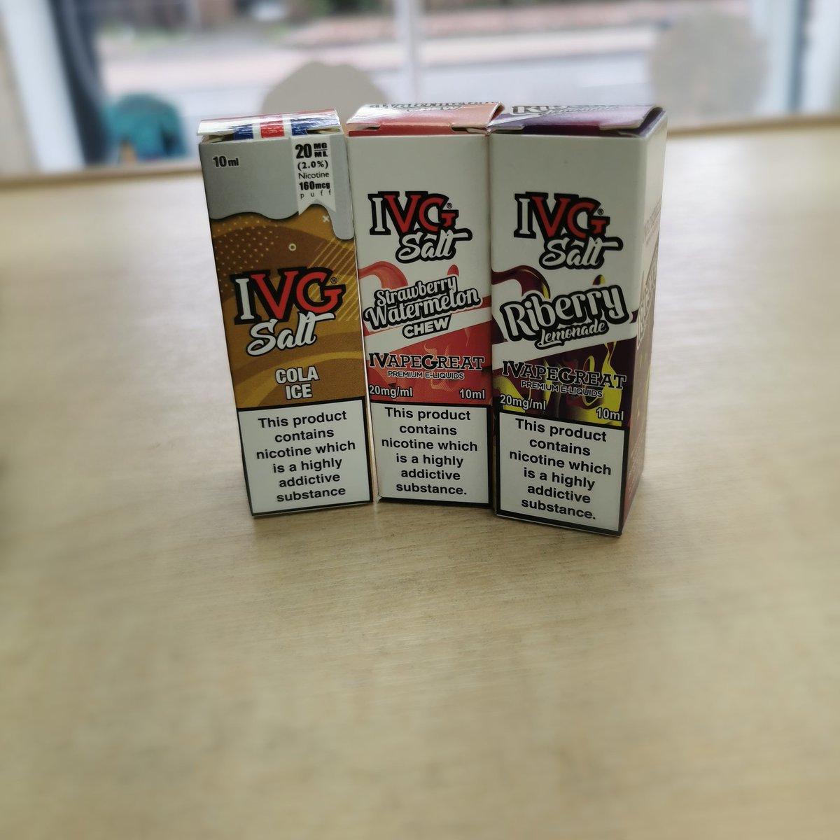 Tee6952087181's tweet photo. IVG Nic salts are today's buy.
#vapecommunity #vaping #ecig #ecigarette #vapelife #vapejuice #vapedaily #juiceoftheday #juiceoftheday🍎🍏🍑😍 "#ivgsalts #ivgsaltnic #ivgsweets #ivgsalt #ivg #ivgliquids #ivgriberry #ivgcolaice #ivgstrawberrywatermelon #vape
https://t.co/1B7NdfKOBW https://t.co/KRK6O3lAt9