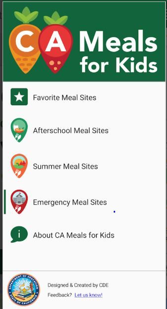 Download the app CA Meals for kids to find locations near you that are giving out free food for students and find their active dates and times! 

#camealsforkids #meals #mealsforkids #students #highschoolstudents #studentresources #student #freefood #food #eatwell #nutrition