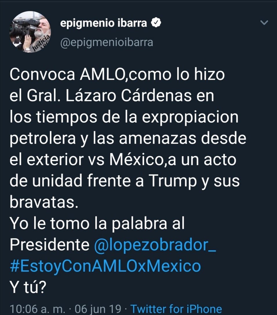 BisouCaramel_'s tweet photo. Excelente propuesta @epigmenioibarra 

Hoy es un día en el q lopez se bañara de gloria poniendo en su lugar a Trump.

Siempre bravucones nunca inbravucones. 

#MexicoWithBiden https://t.co/nLUitkoNdV