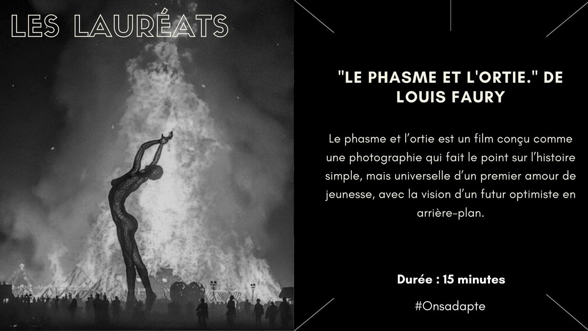 Nos lauréats :

"Le phasme et l'ortie"

Juin 2062. La ferme biologique de «L’aiguille» est en effervescence. La Saint-Jean approche et annonce comme chaque année la fin du service écologique obligatoire. Mais la panne d’un tracteur va mettre en péril l’organisation de la fête.