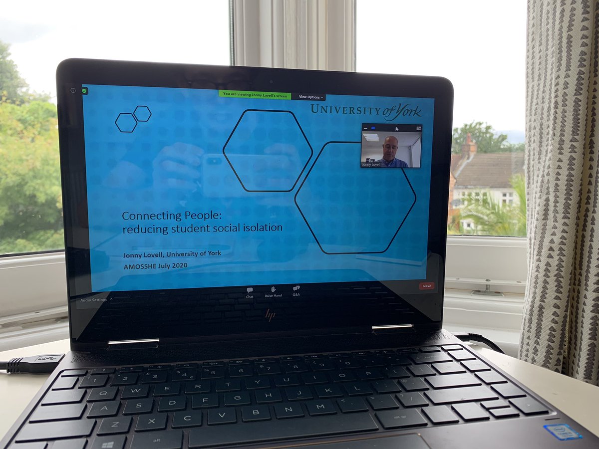Attending an <a href="/amosshe_uk/">AMOSSHE</a> seminar this afternoon on connecting socially isolated students as part of my work on student loneliness - a really interesting and useful presentation!