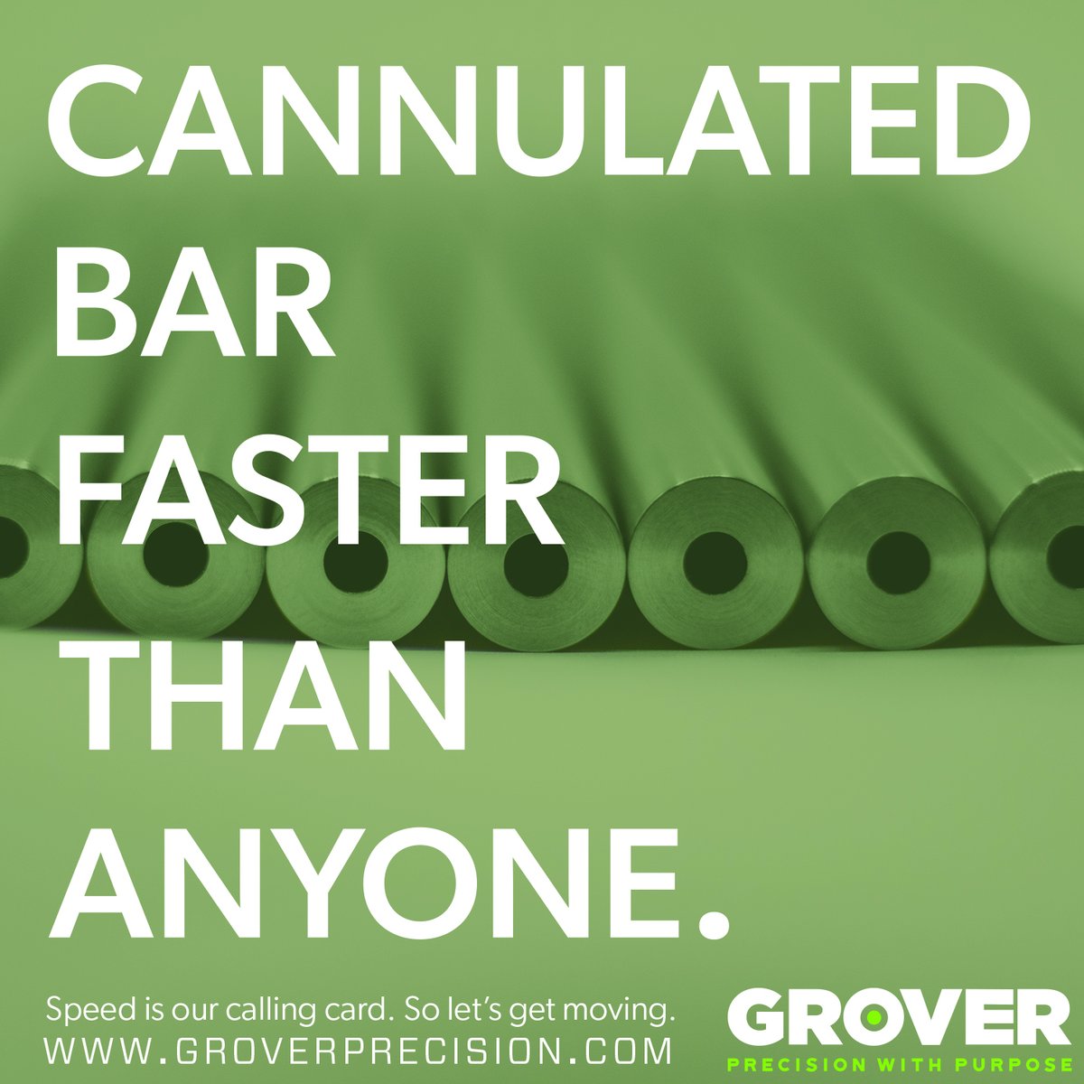 GroverPrecision's tweet photo. We stand behind what we say: we produce the finest #CannulatedBar and #PrecisionTubing in the longest lengths and tightest tolerances. And we do it quicker than anyone. Find out at https://t.co/TrC7Ckduj3 https://t.co/m1ItxSXZFL