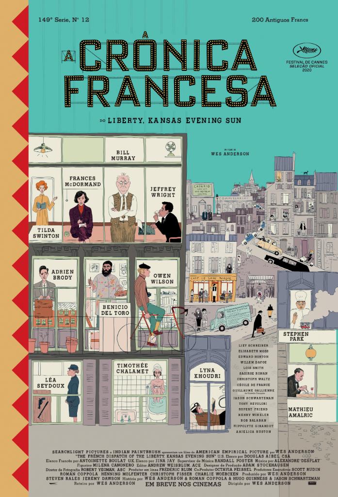 A Crônica Francesa | Novo filme de Wes Anderson ganha título nacional e  trailer legendado - Cinema com Rapadura