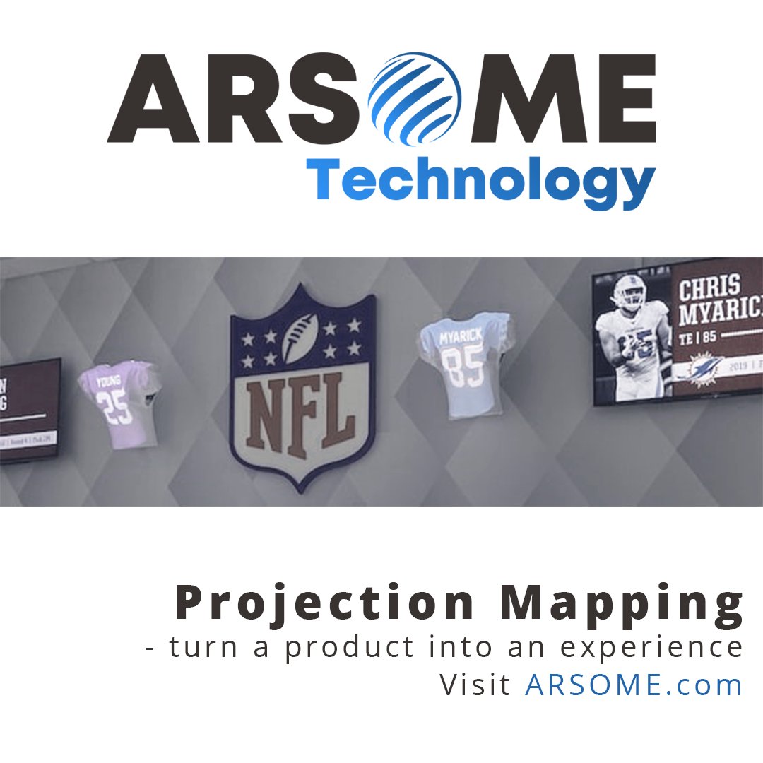 ArsomeTech's tweet image. Projection mapping is not only a more interesting experience, but a safer one for customers.
Visit ARSOME.com learn how you can bring projector mapping to your #store or #business.
#projectormapping #models #3d #retail #shopping #b2b
